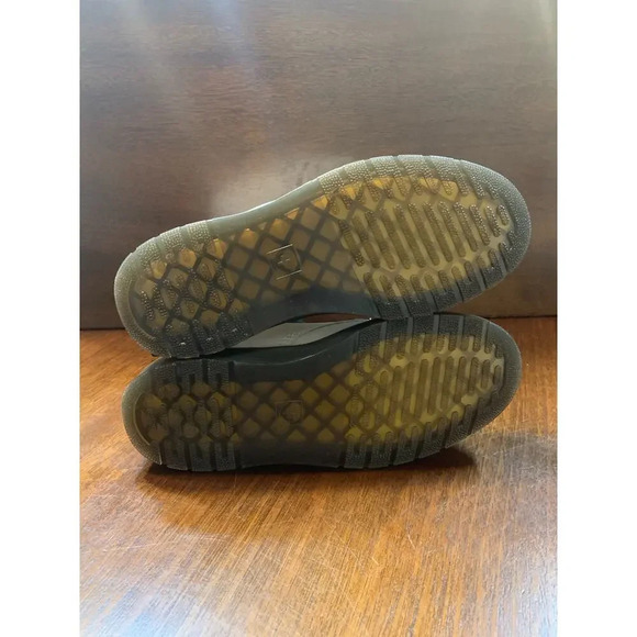 Dr. Martens Zavala Air Wair Women 6 White Leather Grunge Chunky 90s Lace Up Boot - Picture 6 of 9